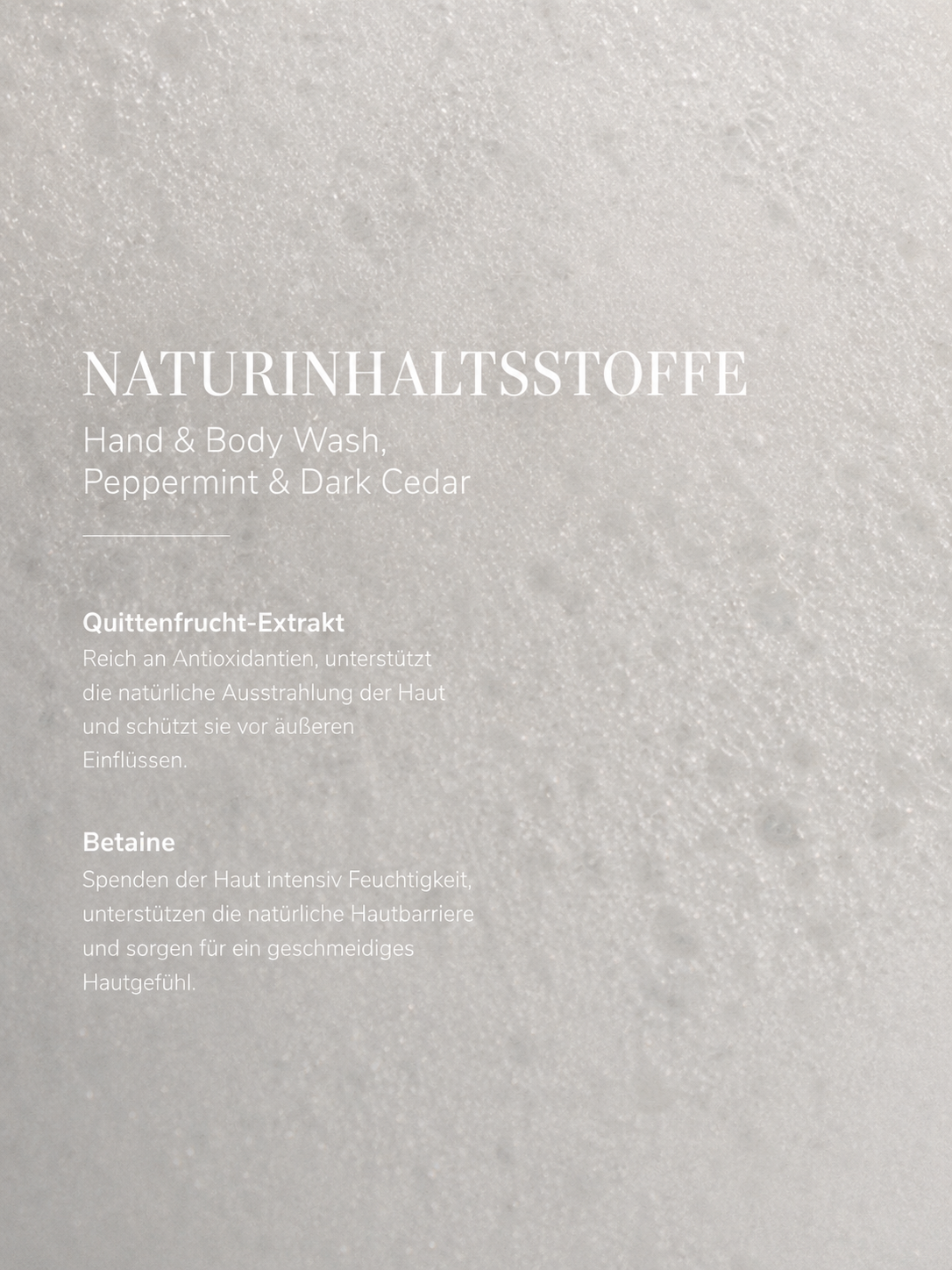 Hand & Body Wash, Peppermint & Dark Cedar