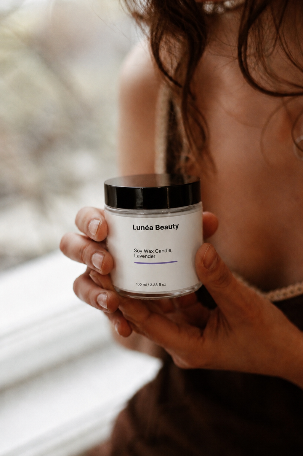 Soy Wax Candle, Lavender